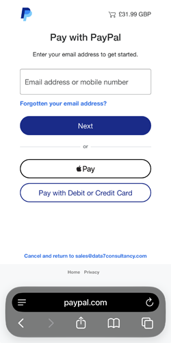 Pay with Apple Pay